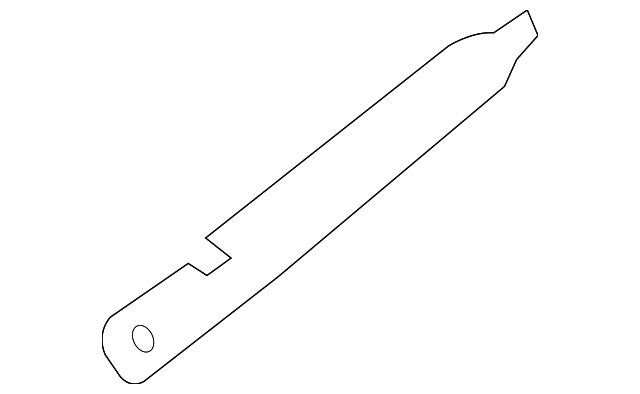 Рычаг стеклоочистителя заднего gl ml / a1648200744 A1648200744 MERCEDES BENZ