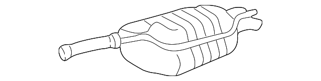 Глушник A2024900515 MERCEDES BENZ