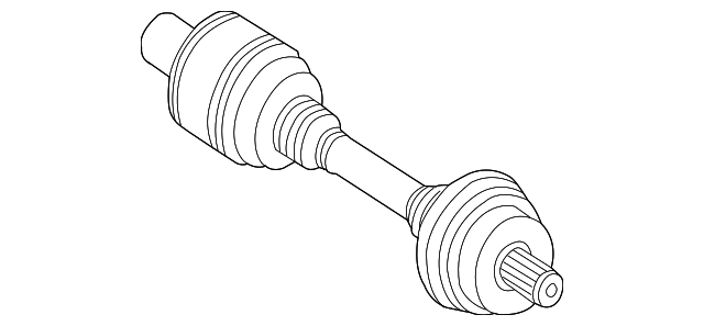 Приводний вал A2033300801 MERCEDES BENZ