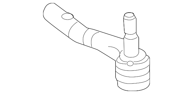 Наконечник, поперечна кермова тяга A2043300903 MERCEDES BENZ