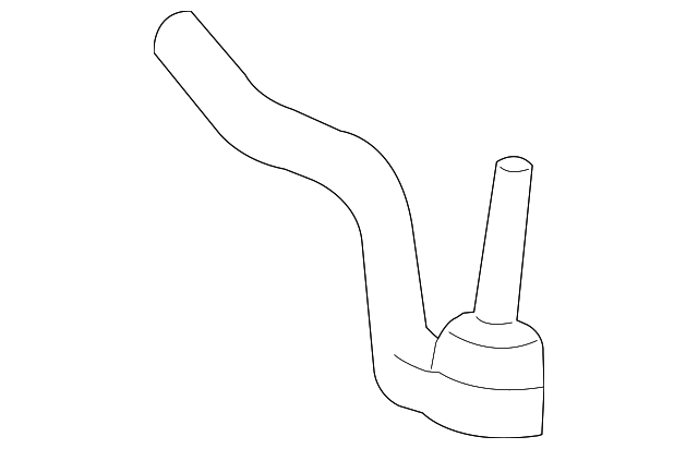 Наконечник, поперечна кермова тяга A2043301903 MERCEDES BENZ