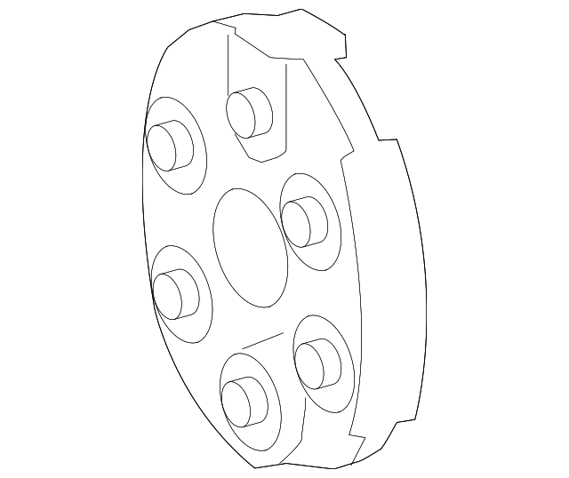 Демпфер карданного валу A2054110000 MERCEDES BENZ