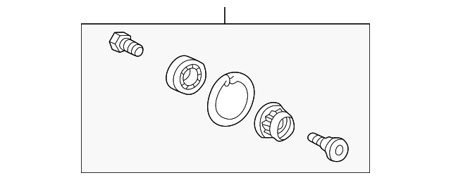 Комплект колісних підшипників A2103300151 MERCEDES BENZ