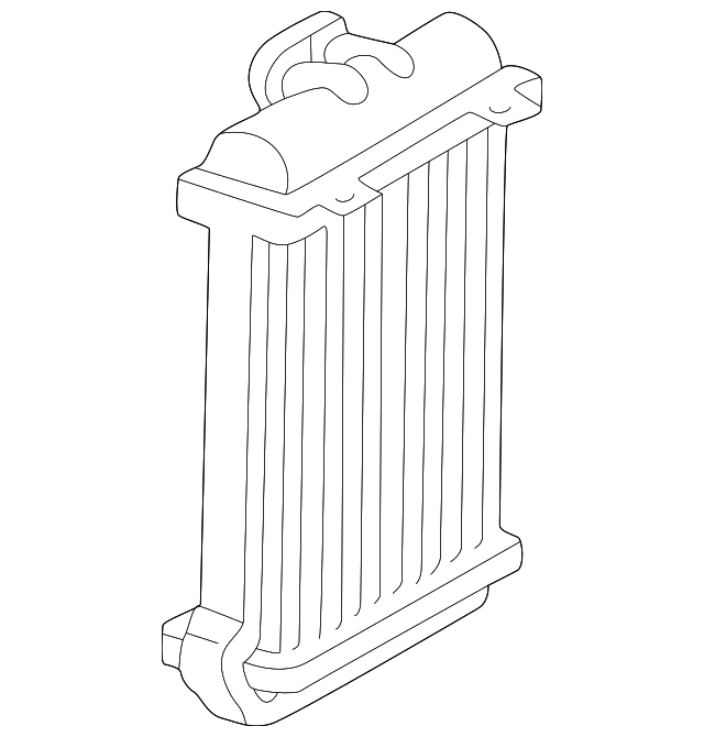 Теплообмінник, система опалення салону A2108300661 MERCEDES BENZ