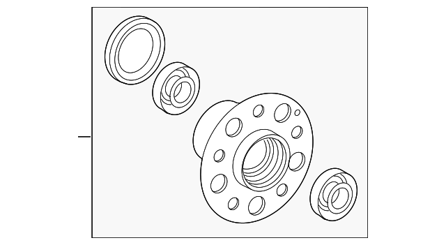 212 330 00 25 ступица переднего колеса с подшипником e w212 / cls... A2123300025 MERCEDES BENZ