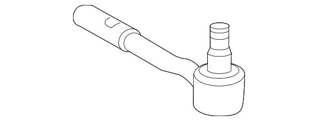 Наконечник, поперечна кермова тяга A2203381315 MERCEDES BENZ