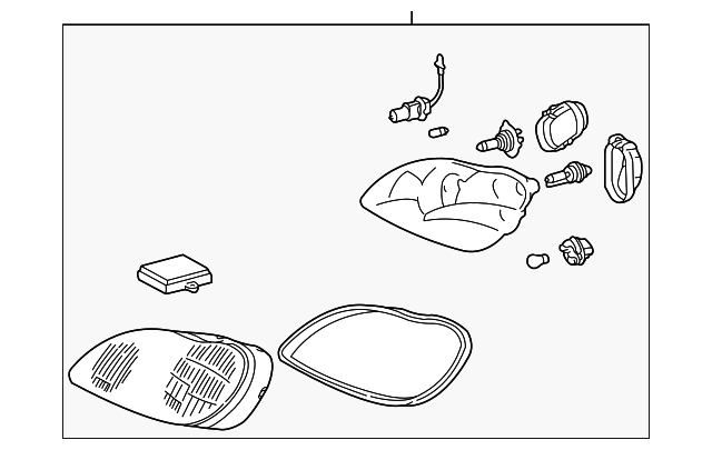 Основна фара A2208205161 MERCEDES BENZ