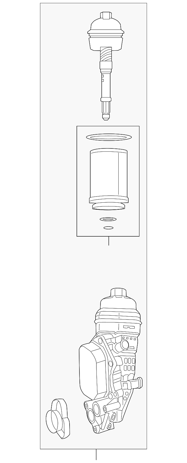 Корпус, оливний фільтр A2701800500 MERCEDES BENZ