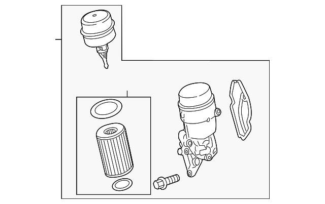 Корпус масляного фильтра / a642180141064 a6421801410 / a6421800010 A6421801410 MERCEDES BENZ