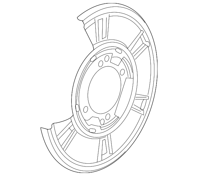 Захист колодок ручника mb sprinter 906/ vw crafter 06- l=r A9064230420 MERCEDES BENZ