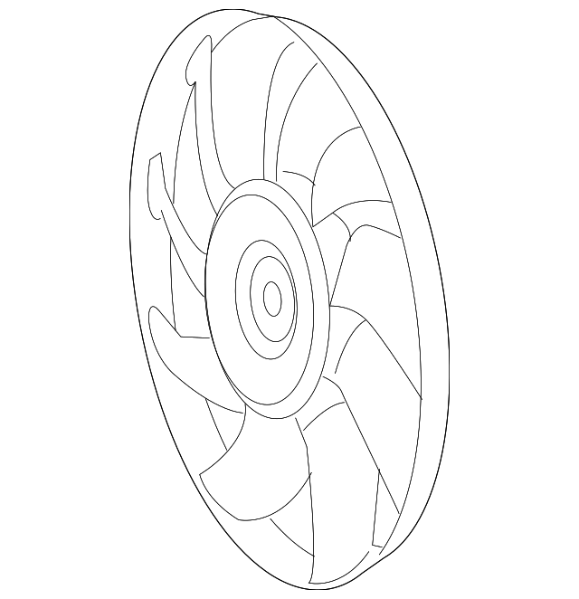 Вентилятор, система охолодження двигуна A9069062200 MERCEDES BENZ