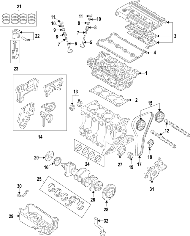 Впускний клапан B69512111 MAZDA