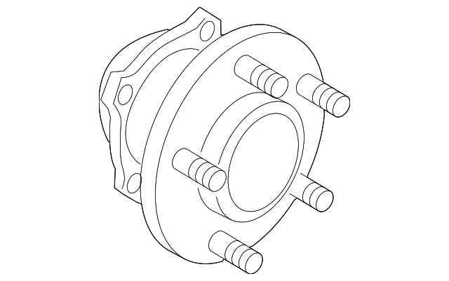 Ступица колеса BBM22615XB MAZDA