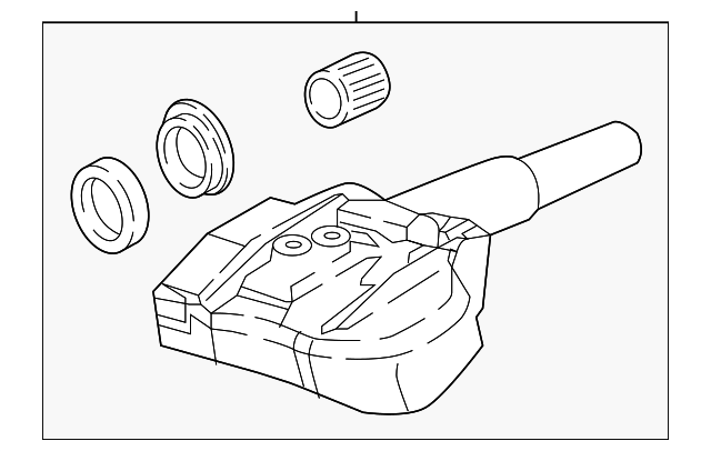 Датчик тиску у шині 315 mhz BHA437140A MAZDA