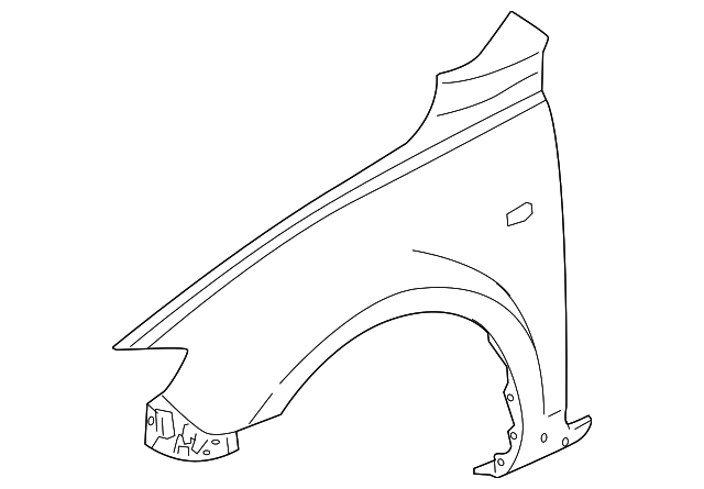 Крило BN8V52211D MAZDA