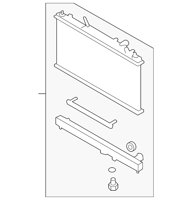 Радіатор, система охолодження двигуна CY0115200E MAZDA