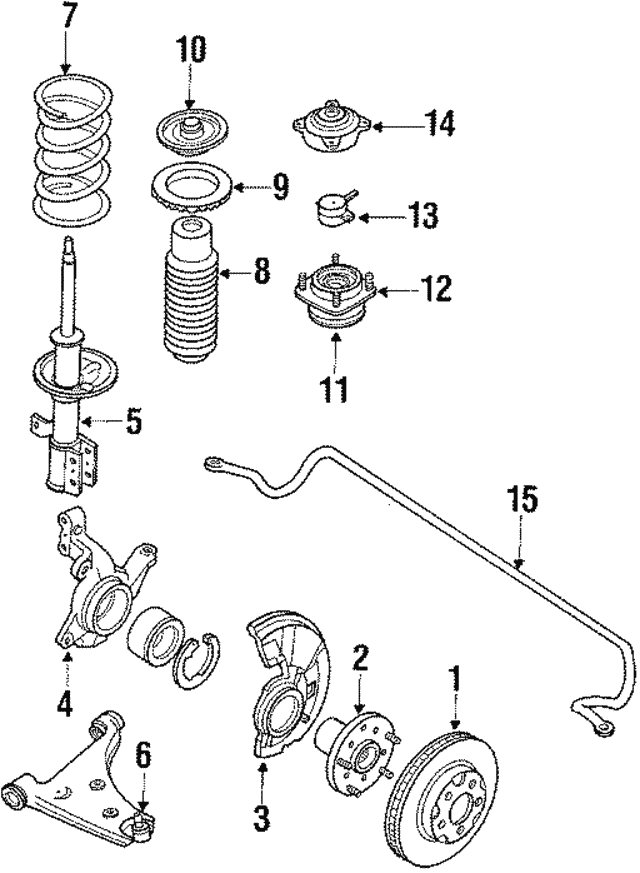Амортизатор G25634700G MAZDA