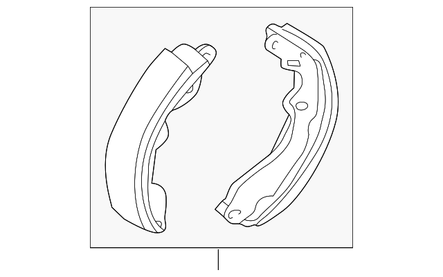 Комплект гальмівних колодок GAYA2638ZB MAZDA
