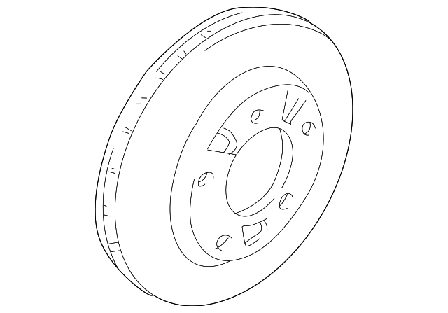 Гальмівний диск GD7Y3325XA MAZDA