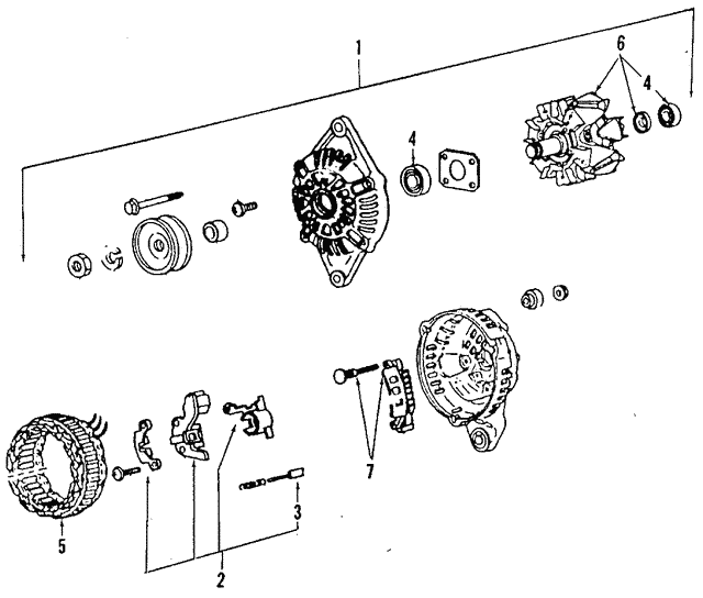 Регулятор генератора GY0118W70 MAZDA