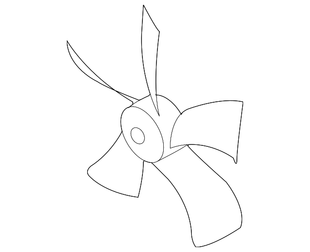 Вентилятор, система охолодження двигуна L33L15140 MAZDA