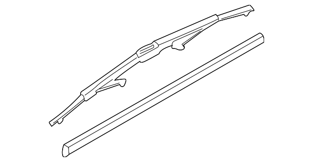 Щітка двірника LC6467330 MAZDA