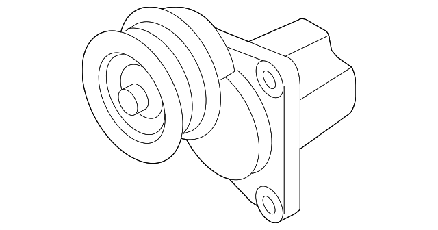 Натяжний ролик, поліклиновий ремінь LFN315980A MAZDA
