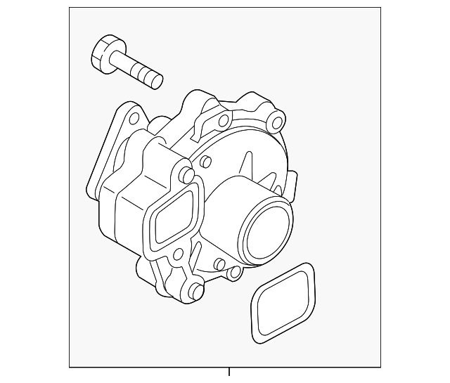 Насос охолоджувальної рідини, охолодження двигуна PEDD15010A MAZDA