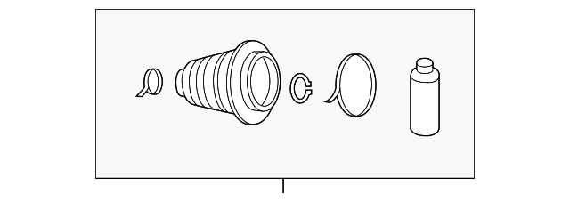 Пильник шруса заднього зовнішній RTA122540 MAZDA