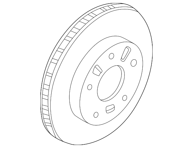 Гальмівний диск T0023325XA MAZDA