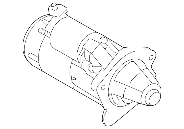Стартер ZJ3818400 MAZDA