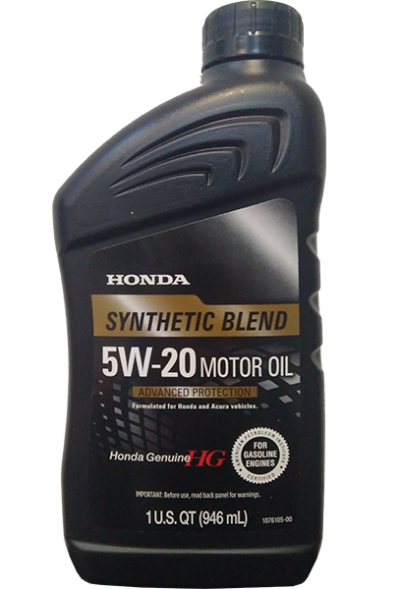 Олива двигуна honda synthetic blend  5w20 0946l 087989032 HONDA