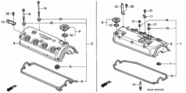 Ущільнення, кришка голівки циліндра 12030P01020 HONDA