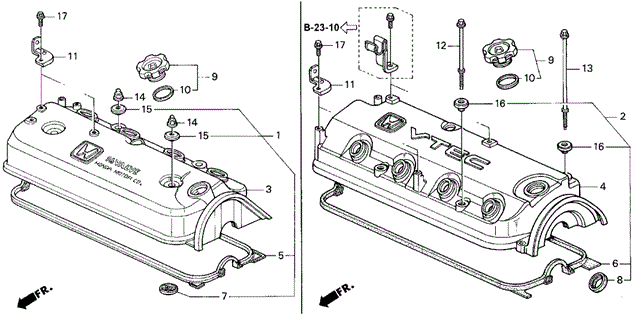Прокладка клапанной крышки 12030PT0000 HONDA