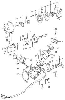 Ротор розподільника запалювання 30103PC3822 HONDA