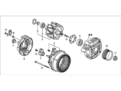 Генератор 31100RTA013 HONDA