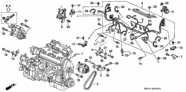 Поліклиновий ремінь 31110P2J004 HONDA