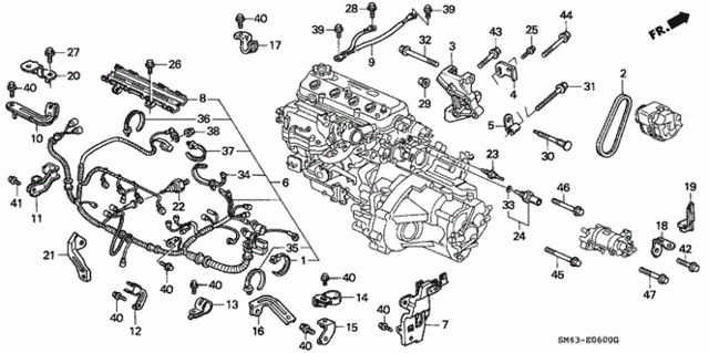 Поліклиновий ремінь 31110PT0004 HONDA