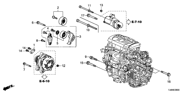Ролик ремня навесного оборудования 3118951BH02 HONDA