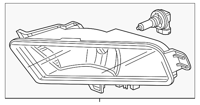 Фара противотуманная в сборе 33951T1WA11 HONDA