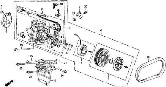 Поліклиновий ремінь 38920PK1023 HONDA