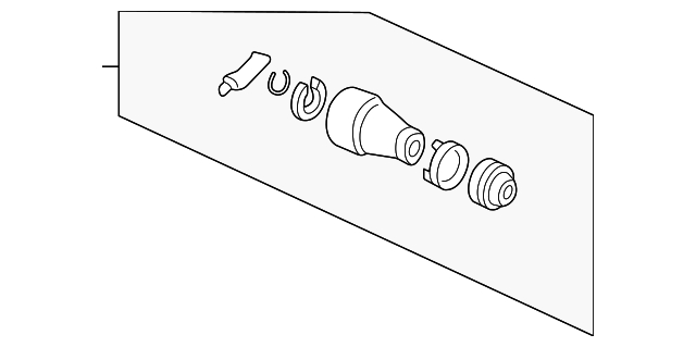 Гофрований кожух, приводний вал 42017S71000 HONDA