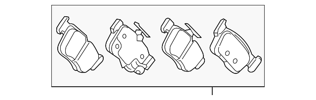 Комплект гальмівних накладок, дискове гальмо 43022TGHA01 HONDA