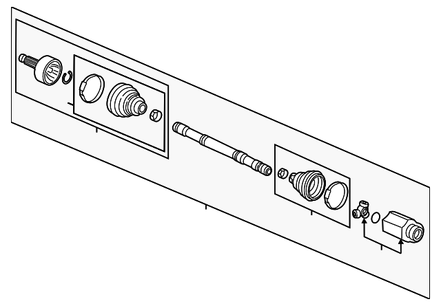 Гофрований кожух, приводний вал 44306TVAA51 HONDA