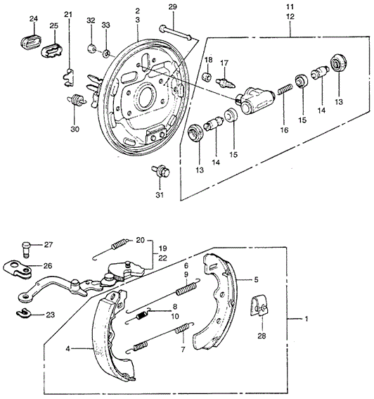 Пружинка тормозных колодок 45172S04003 HONDA