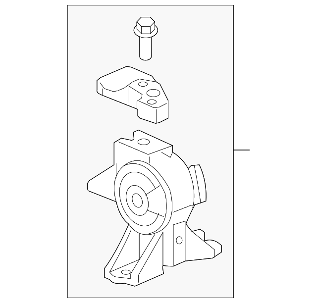 Опора, двигун 50820SJCA01 HONDA