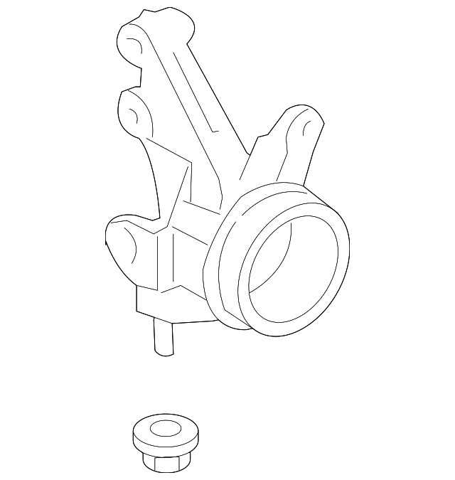 Нижній/верхній кульовий шарнір 51210S6FE01 HONDA