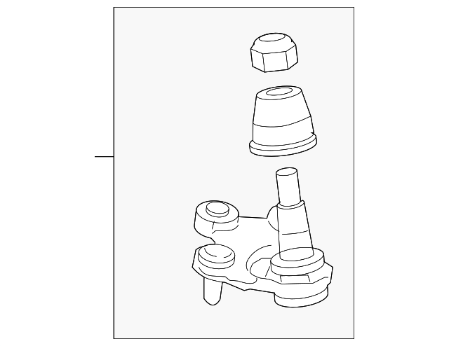 Нижній/верхній кульовий шарнір 51220SNAA03 HONDA
