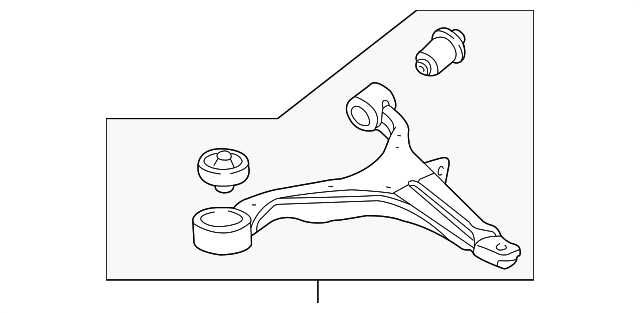 Важіль підвіски, підвіска коліс 51350S9AA02 HONDA