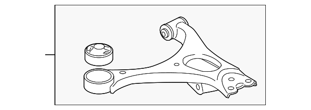 Важіль підвіски, підвіска коліс 51350SVBA02 HONDA